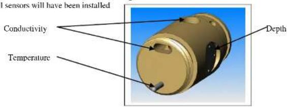 I sensors will have been installed Conductivity Temperature Depth
