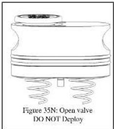 Figure 35N: Open valve DO NOT Deploy