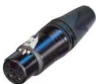 Neutrik NC7MXX - XLR Type Data Power Connectors - 8 + 2 pole - 1