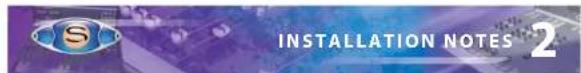 INSTALLATION NOTES 2