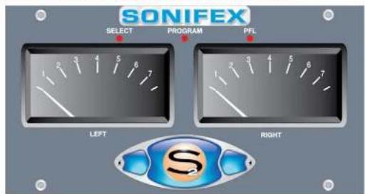 SONIFEX SELECT PROGRAM PFL LEFT RIGHT