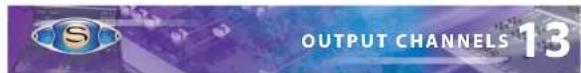 OUTPUT CHANNELS 13