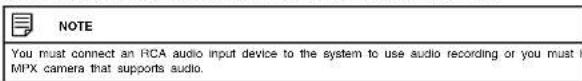 FLIR M51086 - Configuring Audio Recording - 1