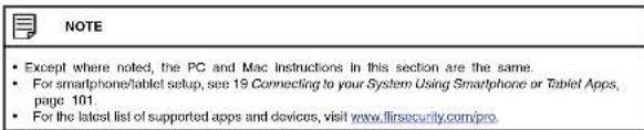 FLIR M3104E2 - Connecting to Your System Over the Internet on PC or Mac - 1