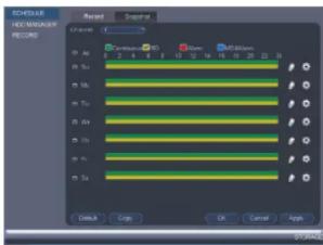 FLIR M3104E2 - Configuring the Snapshot Schedule - 1