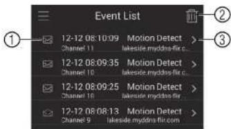FLIR M3104E2 - Event List Overview - 1