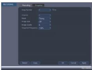 FLIR M3104E2 - Configuring Snapshot Recording Settings - 1