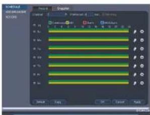 FLIR DN1142E44 - To configure the video recording schedule: - 2