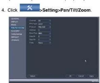 FLIR DNR408P2 - Connecting a PTZ Camera (DNR400 Series) - 3