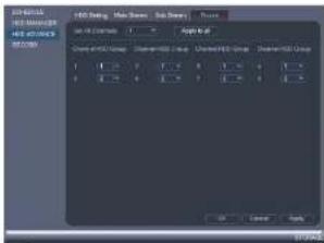 FLIR DNR408P2 - To configure hard drive groups: - 3