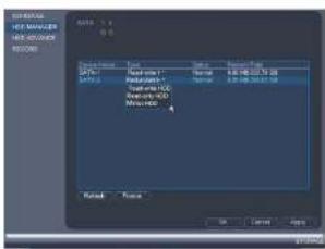 FLIR DNR408P2 - To set up hard drive mirroring: - 1
