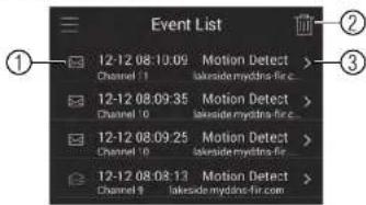 FLIR DNR516P6 - Event List Overview - 1