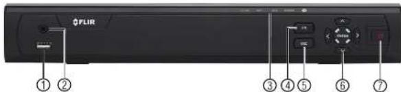 FLIR M3104E1 - Front Panel (M3100E Series) - 1