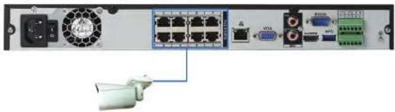 FLIR DNR416R8 - Option 1: Direct Connection to NVR - 1