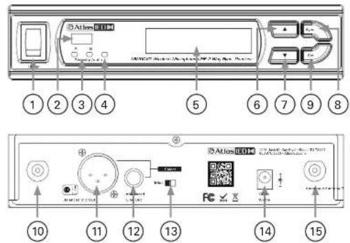Atlas Sound MW100BP-OE - MWRCVR - 1