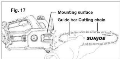 Sun Joe 24V-10CS-CT-RM - Replacing the Guide Bar and Chain - 3