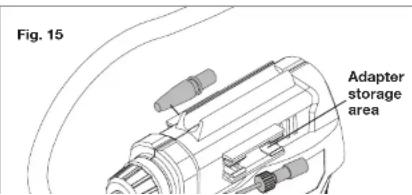 Sun Joe 24V-AJC-LTE-RED-RM - Air Hose + Adapters Storage - 2