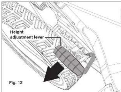 Sun Joe 24V-X2-21LMSP-CT-RM - Adjusting the Cutting Height - 1