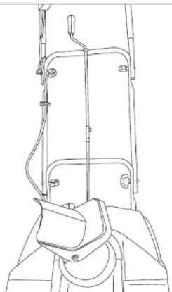 Technical line drawing of a mechanical device with no visible text or symbols