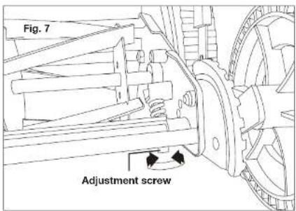 Sun Joe MJ504M-RM - Adjusting the mower blades - 1