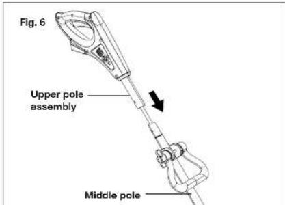 Snow Joe 24V-SS11-CT-RM - Connecting the Poles - 2