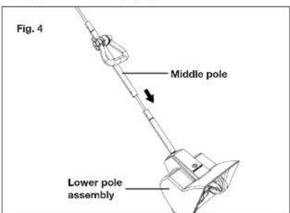 Snow Joe 24V-SS11-CT-RM - Connecting the Poles - 1
