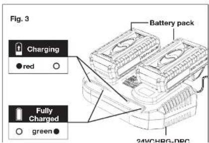 Snow Joe 24V-SS10-CT-RM - Charging the Battery - 2