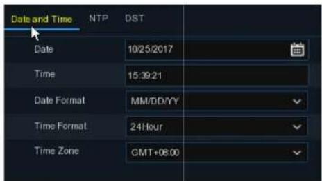 Speco Technologies ZIPK8T2 - Date and Time - 1