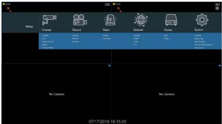 Speco Technologies ZIPK8T2 - Chapter 5 System Setup - 1