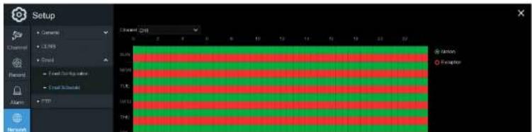 Speco Technologies ZIPK8T2 - Email Schedule - 1