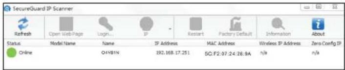 Speco Technologies O4VB1MN - Web Access and Login - 2