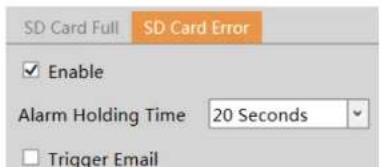 Speco Technologies O4VB1MN - SD Card Error - 1