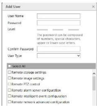 Speco Technologies O5T2 - Add user: - 1