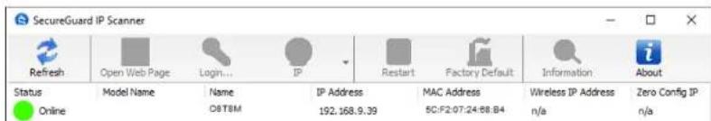 Speco Technologies O8D8 - Web Access and Login - 2