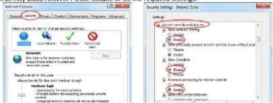 Speco Technologies ZIPL88D2 - Q10. ActiveX control cannot be downloaded. How can I do? - 2