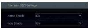 Speco Technologies N4WNRN - Recorder OSD Settings - 1