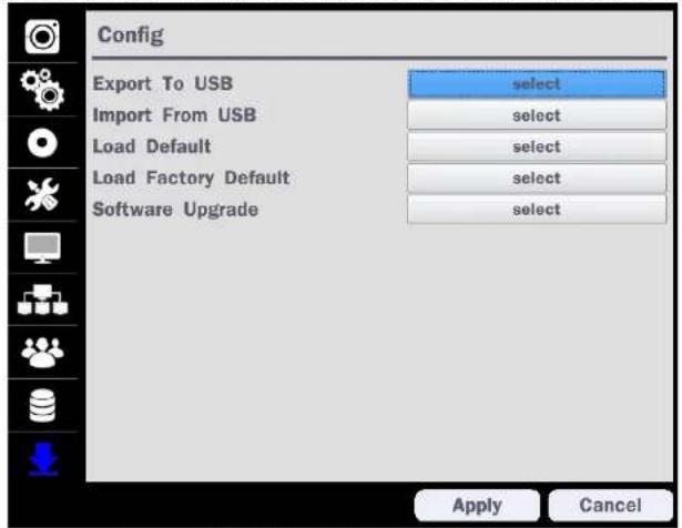Speco Technologies D16WHUM - 4-9. Setup - CONFIG Mode - 1