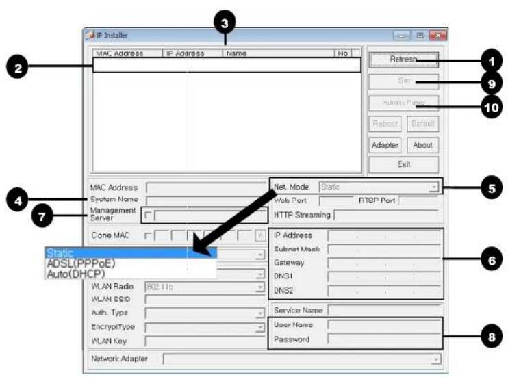 Speco Technologies O2i562 - Set IP parameters - 1