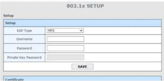 Speco Technologies O2i695 - 802.1x Setup - 1