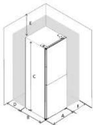 ASPES AC2600FNFX - Space Requirement - 1