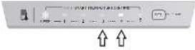 ASPES AC2600FNFX - Painel de controlo do utilizador - 1