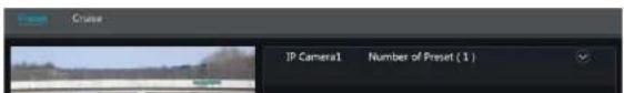Frame Cruise JP Camera1 Number of Preset ( 1 )