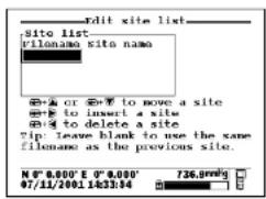 YSI 6432AF - LOGGING TO 650 MEMORY WITH A SITE LIST - 6