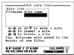 YSI 6432AF - LOGGING TO 650 MEMORY WITH A SITE LIST - 7