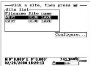 YSI 6432AF - LOGGING TO 650 MEMORY WITH A SITE LIST - 10