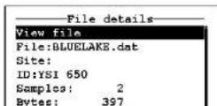 YSI ROX - LOGGING OF DATA FROM SEVERAL DIFFERENT SITES TO THE SAME FILE - USE OF A "MULTI-SITE" LIST - 9