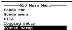YSI 6450AF - USING THE YSI 650 KEYPAD - 2