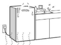 HAIER JF-NUF226B - 湿気の多いところや、水のかかるところへは据え付けない - 2