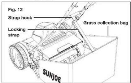 Sun Joe 24V-CRLM15-RM - Grass Collection Bag Assembly + Fitting - 4