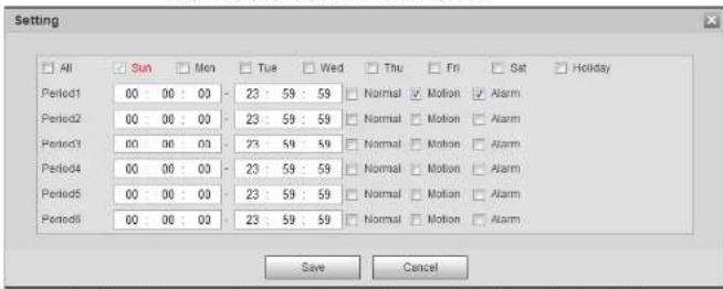 Dahua Technology IPC-HDBW5442E-ZHE - Setting Snapshot Plan - 2